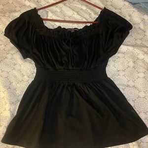 black romper, size medium, color black